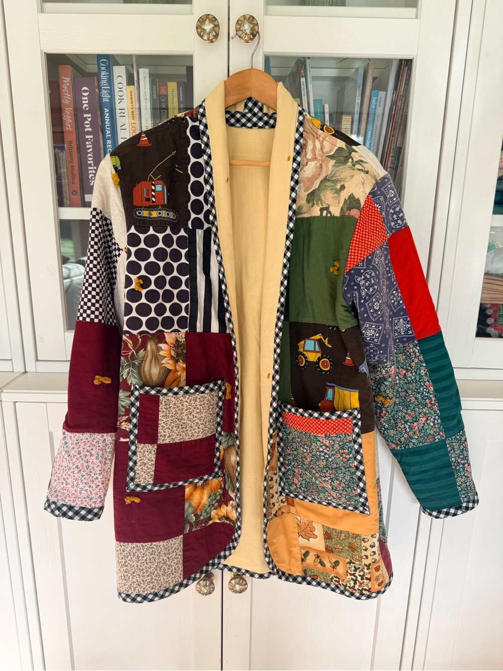 Patchwork Quilted Jacket - Multicolor